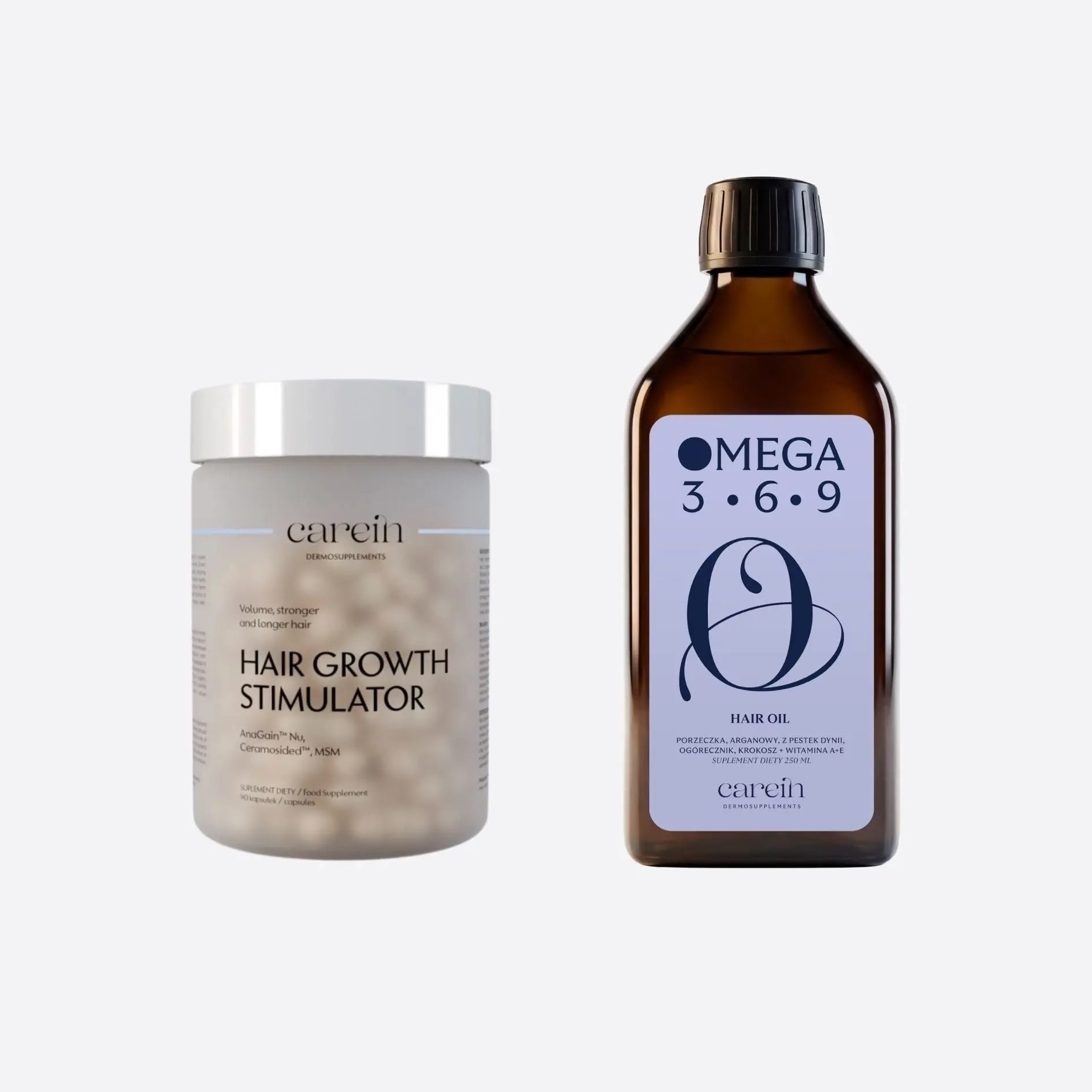 Hair Growth Stimulator + Hair Oil Carein